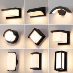Led Outdoor Lights Wall Light Waterproof IP65 Motion Sensor Led Lighting Porch Lights Balcony Garden Lights Outdoor Wall Lamp