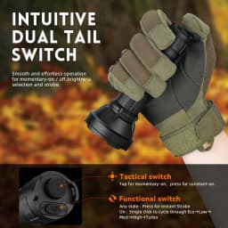 SOFIRN SF26 2000lm SFT40 LED 6000K Tactical Flashlight Type-C Rechargeable Protable Powerful 21700 Torch