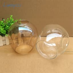 DNA Magic Bean chandelier Lights Glass Cover D15cm D18cm Concave Glass Shade Replacement 4.5cm opening fitter lamp shade E27