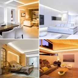 5M/Roll DC 5V 12V 24V LED Dual Color Strip Light 120 180 240 336 LEDs/M 5MM 8MM 12MM Wide PCB Flexible CRI Dimmable CCT Bar Lamp