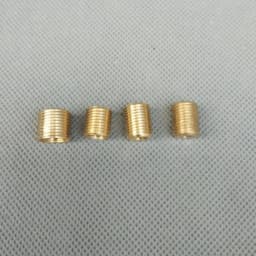 Camal 5pcs M4 to M10, M6 to M10, M8 to M10, M10 to M12 Threaded Hollow Tube Adapter Inner Outer Threaded Coupler Conveyer Adapte
