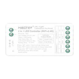 Miboxer WiFi+2.4G LED Controller Single Color Dual White RGB RGBW RGB+CCT SW2 SW5 WL5 Tuya Music APP Voice Control