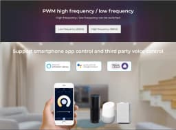 Miboxer WiFi+2.4G LED Controller Single Color Dual White RGB RGBW RGB+CCT SW2 SW5 WL5 Tuya Music APP Voice Control