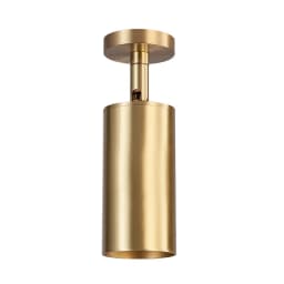 Modern Minimalist Ceiling Lights 360° Rotatable Copper Color LED Ceiling Track Downlight 5W E27 Bulb Replaceable Wall Spot Light