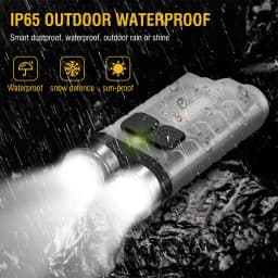 BORUiT V3 EDC Keychain LED Flashlight 900 Lumens Mini Torch Type-C Rechargeable Work Light With Magnet UV Camping Pocket Lantern