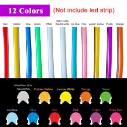 1m-10m DIY Separation Neon Strip 6mm 8mm Flexible Bendable Silicone 2835smd 120Leds S Shape Led Light Tape Word Sign Waterproof