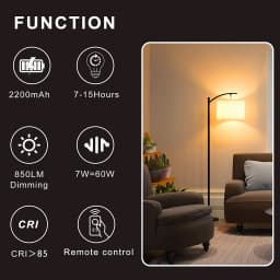 Smart E27 Emergency LED Bulb with IR Remote Control Wireless Home Outdoor Tent Camping Light Battery Charging Feature