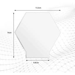 4 Pcs Different Clear Acrylic Sheet Round Square Heart Pentagon Panel Thick 3.8 mm Acrylic Board Cast Acrylic for DIY Display