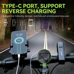 Sofirn BS01 Bicycle Light IP65 Waterproof 2000LM Bike 5000mAh Battery Flashlight USB Charging Brightness Adjustment MTB Light
