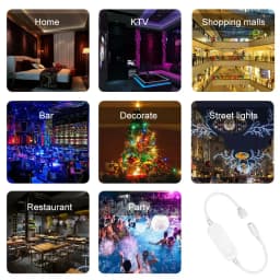Mini Tuya Wifi Led Dimmer DC12 DC24V 5050 COB CCT/RGB/RGBW/RGBCCT Led Light Strip Single Color Controller Voice for Alexa Google