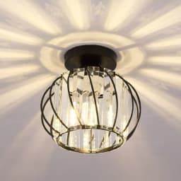 Glass Aisle Ceiling Light Fixtures for Corridor Balcony Ceiling Lampshade E27 Dining Room Chandelier Decoration Novelty Design