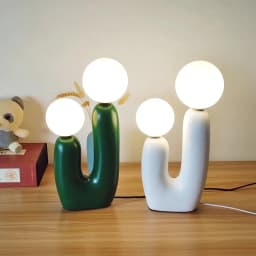 Modern Nordic Art Glass Table Lamp Bedroom Resin Bedhead Lamp Restaurant Living Room Personalized Atmosphere Lighting Table Lamp