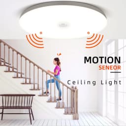 LED Motion Sensor Ceiling Lighting LED Radar Sensor Light for Room Hallways Aisle Stair Balcony Garage Induction Ceiling Lights