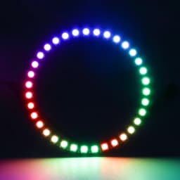 WS2812B 8/16/24/35/45Leds Ring Module Surperlife Controller USB Kit RGB Ring Individul AddressabIe WS2812 IC BuiIt-in Light 5V