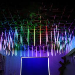 LED Meteor Shower Rain Tube String Lights Fairy Lights For Christmas New Year Garden Wedding Tree Party Decoration