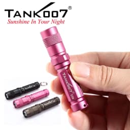 TANK007 E09 Mini Flashlight Portable Pocket EDC Small High Power Led Torch 120LM AAA Battery Keychain Outdoor Camping Lamp