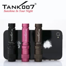 TANK007 E09 Mini Flashlight Portable Pocket EDC Small High Power Led Torch 120LM AAA Battery Keychain Outdoor Camping Lamp