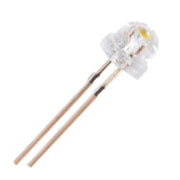 5mm Straw Hat LED Dip Ultra Bright Pure Cold White 3V 0.2W 20MA 2000MCD LED Diode Round Water Clear Light Emitting Diode