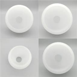 D4cm D3cm Opening White Globe Glass Lamp Shade E27 E14 Milky Glass Lampshade Replacement Part Lighting Accessory for Chandelier