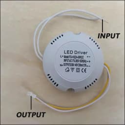 LED Driver Current 240mA 12-24W/24-40W SMD PCB Light Ceiling Power Supply 3 Color 3Pin Lighting Transformers Input AC175-265V