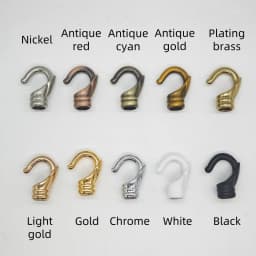 6pcs/lot Load-bearing Hook Opening Hook Lamp Accessories Hook Dining Crane Bar Pendant Lamp M10 Lamp DIY Accessories
