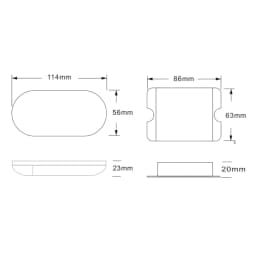 Small Iron Shell LED Light Strip Controller RF433 Touch Remote Control DC12-24V 30A Dimming DIM Cct Rgb Smd Cob Dimmer 6A/CH
