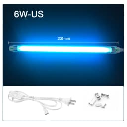 220V 110V 8W 6W Steril Lamp Germicidal Ultraviolet Light Quartz Lamp T5 Tube UVC Bactericidal LED Lamp UV Lamp Sterilization
