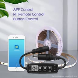 DC5-24V 5050 2835 Single Color LED Controller Dimmer for Bluetooth APP Button RF Remote Control for SMD COB Strip Tape Lights