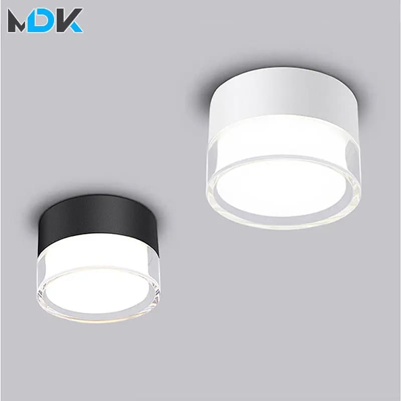 LED Downlight Surface Mounted Nordic Ceiling Light 9W 12W 15W 18W Dimmable Spot Light Circular 5W 7W 24W Living Room Lighting