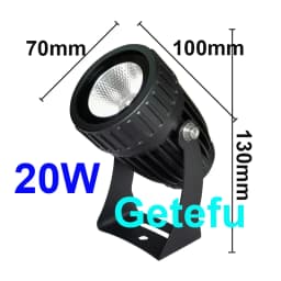LED COB Spike Lawn Lamp 7W 10W 20W 5W Outdoor Garden Lighting Waterproof Lighting Led Garden Path Spotlights AC85-265V DC12-24V