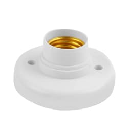 1-10PCS E27 Screw Cap Socket White Ceiling Light Lamp Bulb Fixing Base Stand Light Bulb Holder Spiral LED Bulb Base