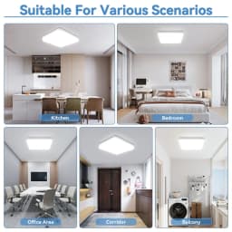 Modern Led Ceiling Lamps 110V 220V Square Ceiling Light 15/20/30/40/50W For Room Living Bedroom Kitchen Home Decor Panel Lights
