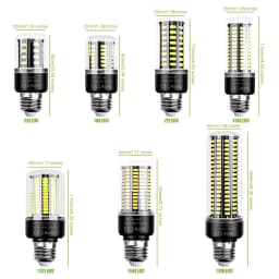30W LED Bulb E27 Corn Lamp E14 Ceiling Light AC220V Chandelier Bulbs B22 No Flicker For Home Living Room Lighting Cold/Warm 110V