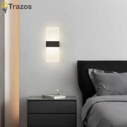 Living Room Wall Lamp Acrylic LED Modern Simple Hotel Bedroom Background Corridor Staircase Entrance Light Luxury Bedside
