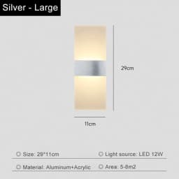 Living Room Wall Lamp Acrylic LED Modern Simple Hotel Bedroom Background Corridor Staircase Entrance Light Luxury Bedside