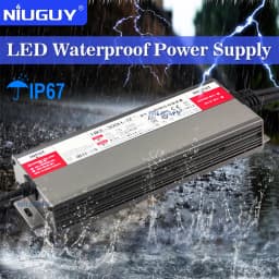 Waterproof Lighting Transformers AC 220V To DC 12 V 24V LED Driver Power Supply 60W 100W 150W 200W 300W 600W Outdoor Waterproof