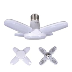 E27 AC220V LED 28W Bulb Fan Blade Timing Lamp Foldable Led Light Bulb Lampada Night Lights For Home Ceiling Light Lighting