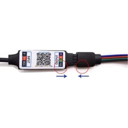 Mini RGB Bluetooth Controller DC 5V 12V 24V Music BT Smart APP Controller Light Strip Control for RGB LED Strip