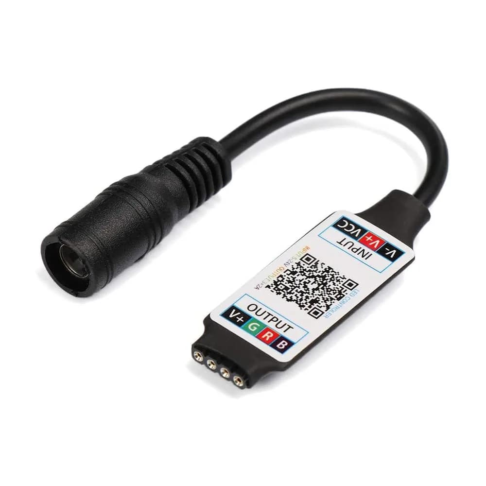 Mini RGB Bluetooth Controller DC 5V 12V 24V Music BT Smart APP Controller Light Strip Control for RGB LED Strip