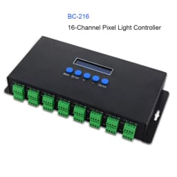 BC-204 BC-216 Artnet Eternet To SPI/DMX Pixel LED Controller DC5V-24V Output 4 Channels 16 Channels For 2811 2812 2801 Strip