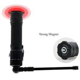 COB XPE LED Camping Emergency Flashlight 18650 USB Garage Work Light 360° Folding Magnetic Inspection Lamp Red SOS Strobe