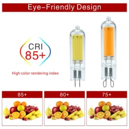 10pcs/lot G4 G9 LED Light Bulb 3W 6W 220V Dimmable COB Glass LED Lamp Replace 40W 60W Halogen Bulb for Pendant Light Chandelier