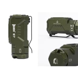 WUBEN E7 Best Rechargeable Headlamp 1800 lumens Include One 26650 Battery-Green