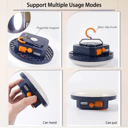 MOSLIGHTING 9900mAh Camping Light Portable Rechargeable Multifunctional LED Flashlight Fishing Emergency Maintenance Tent Lamp