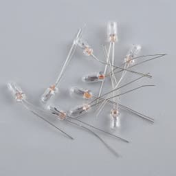 10pcs Miniature 0.07A 3mm 4mm 5mm 1.5V,3V,6V, 9V,12V, 24V Lamp Light Bulb Edison Incandescent Filament Rice