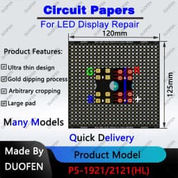 P5 series Circuit Paper,Double-sided solder pads, fully covered with large holes ,Used for repairing damaged PCB pads