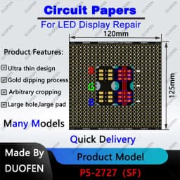 P5 series Circuit Paper,Double-sided solder pads, fully covered with large holes ,Used for repairing damaged PCB pads