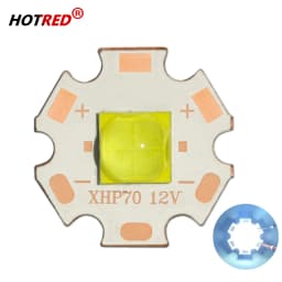 XHP70.3 LED Chip High Power Lamp Ceramic Beads7070 40W DC3V 6V 12V Cold Warm White XHP70.2 XHP50.2 Flashlight Head/ Searchlight