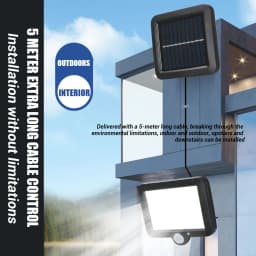 3000LM Super Bright Solar Lights Outdoor Split Wall Lamp 3Mode Waterproof Motion Sensor Street Light For Home Garden Landscape