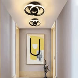 LED Aisle Ceiling Lights Modern Chandelier Three Colors Lamp Minimalist Lamps For Bedroom Light Surface Installation Dining Room